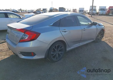 2019 Honda Civic Sport z USA, uszkodzony, nr VIN 19XFC2F86KE040457